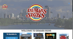 Desktop Screenshot of demars-signs.com