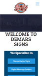 Mobile Screenshot of demars-signs.com